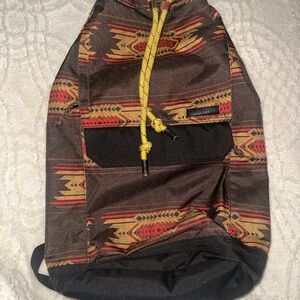 Rare Burton frontier pack Apache print India bag in excellent Condition